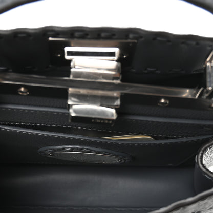 Fendi Cuoio Romano Selleria Chamois Small Peekaboo I SEE U Satchel Real Tempesta 5 of 9