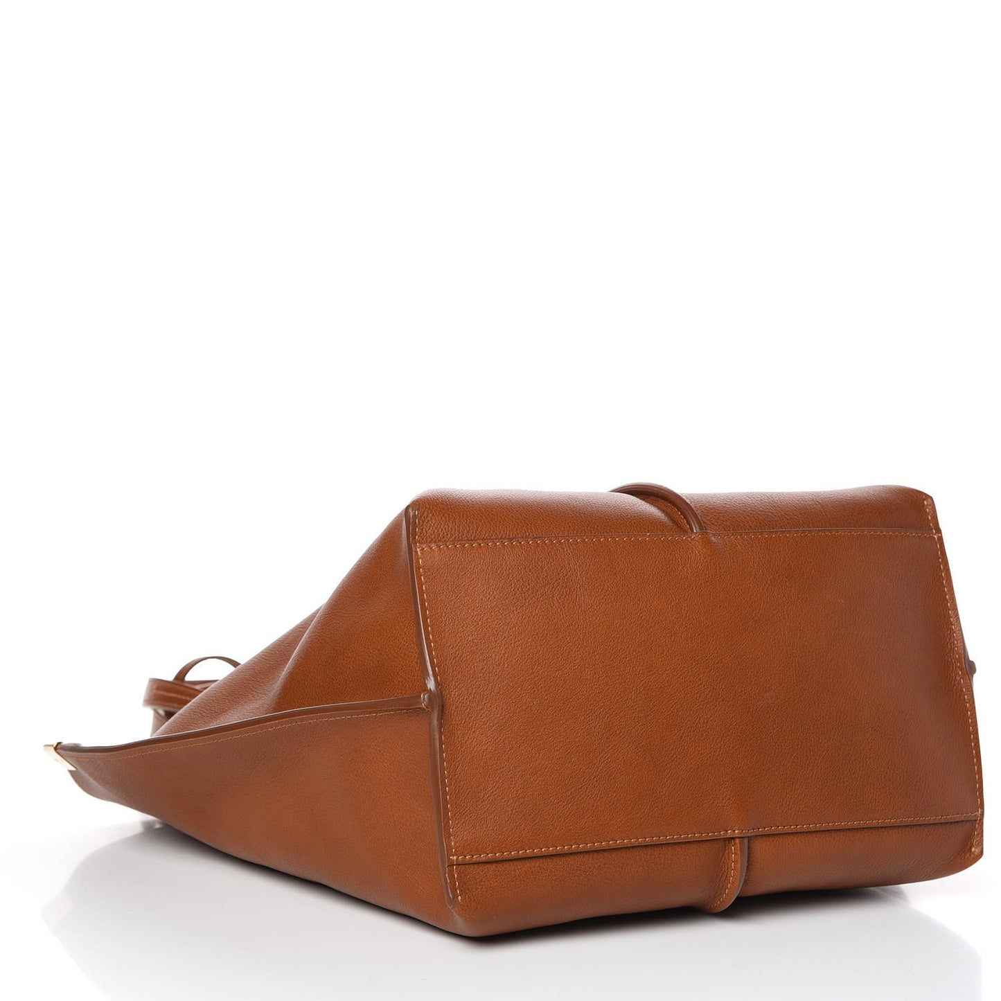 Smooth Calfskin Medium Vick Tote Caramel