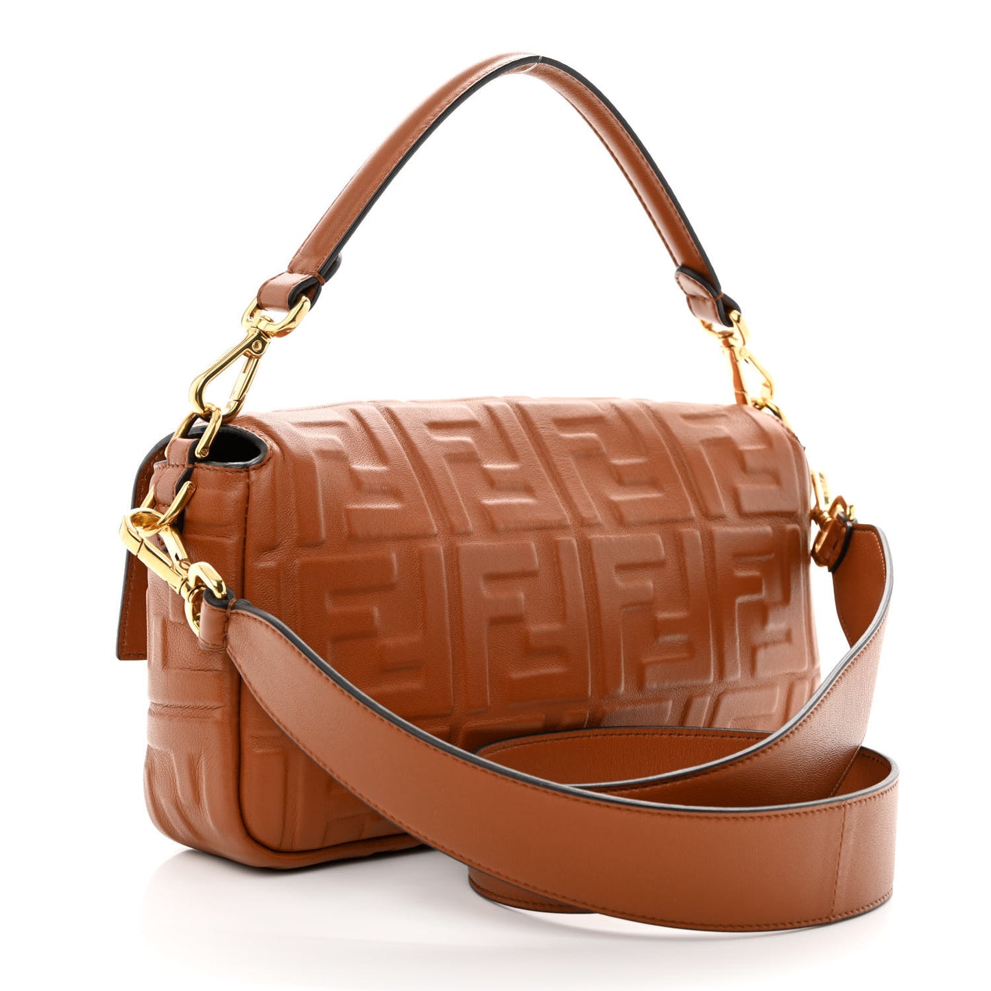 Nappa FF 1974 Embossed Baguette Coloniale