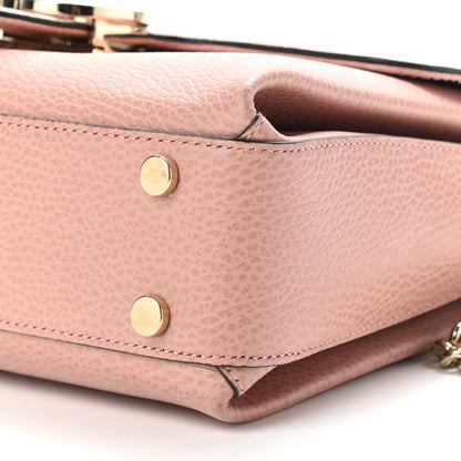 Gucci Dollar Calfskin Interlocking G Top Handle Shoulder Bag Soft Pink 10 of 11