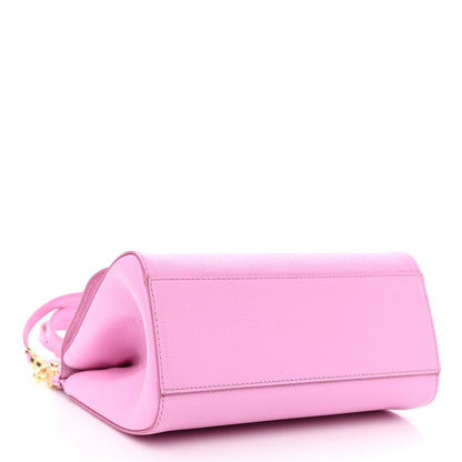 Dolce & Gabbana Dauphine Small Miss Sicily Satchel Pink 3 of 8