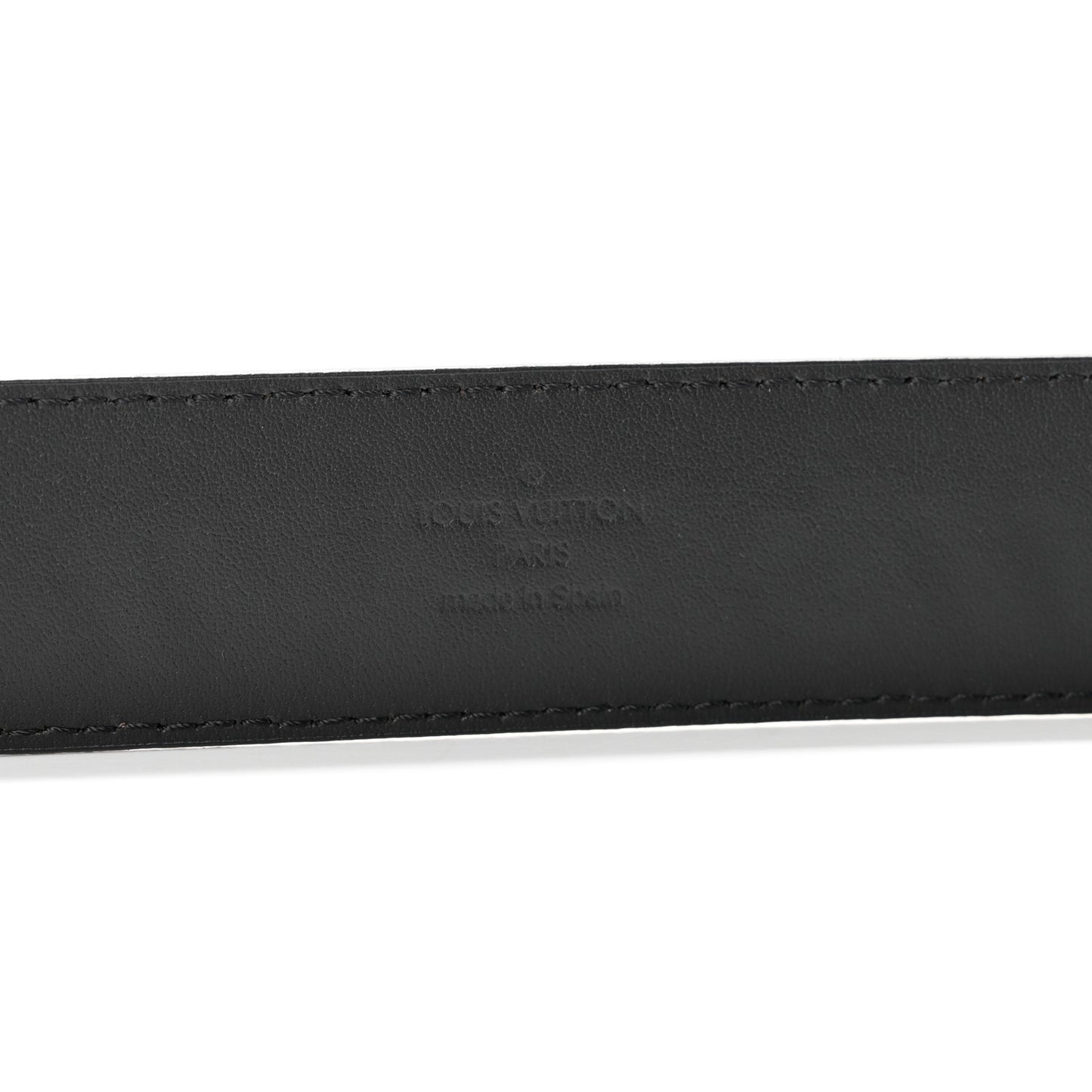 Calfskin 35mm LV New Wave Belt 80 32 Black