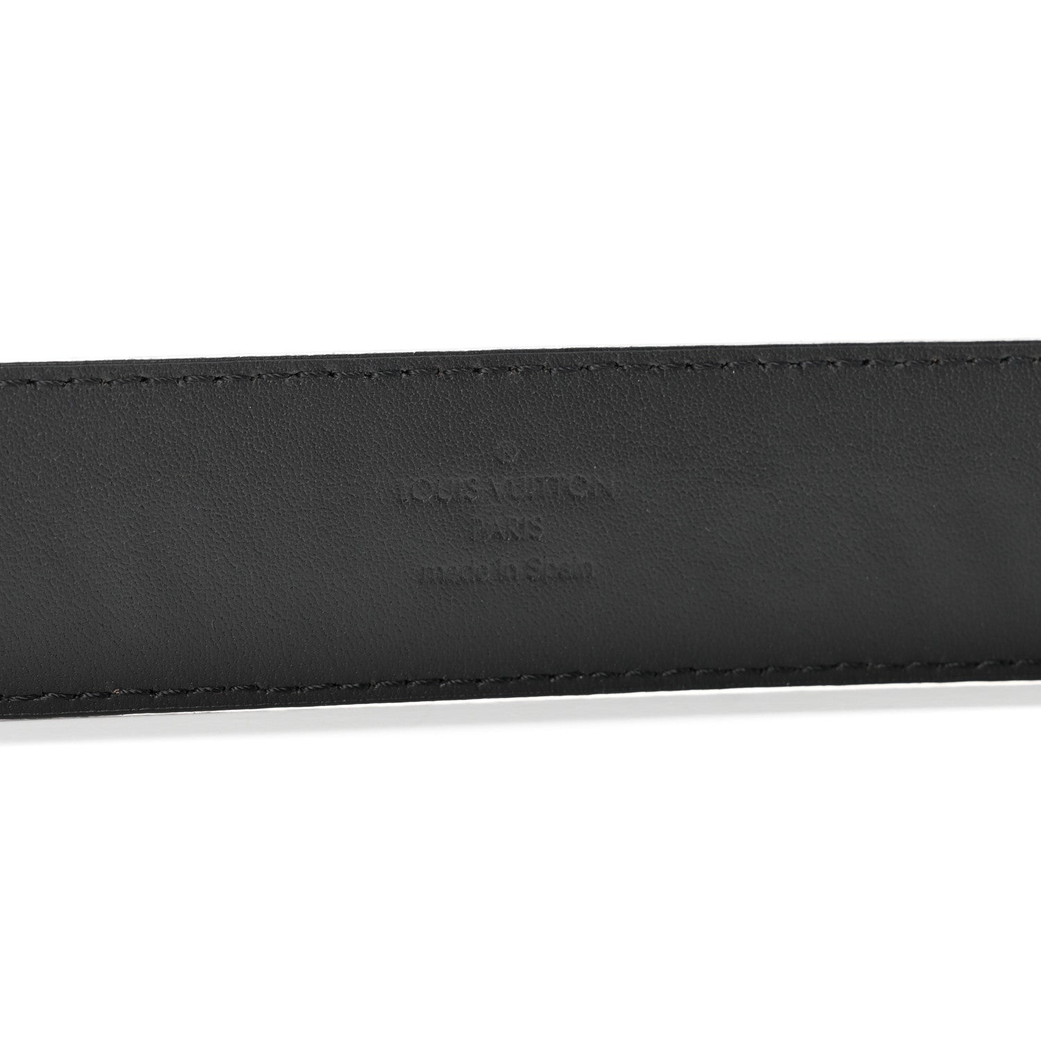 Louis Vuitton Calfskin 35mm LV New Wave Belt 80 32 Black 5 of 6