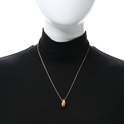 Damiani 18K Rose Gold Diamond Metropolitan Dream Pendant Necklace 2 of 4