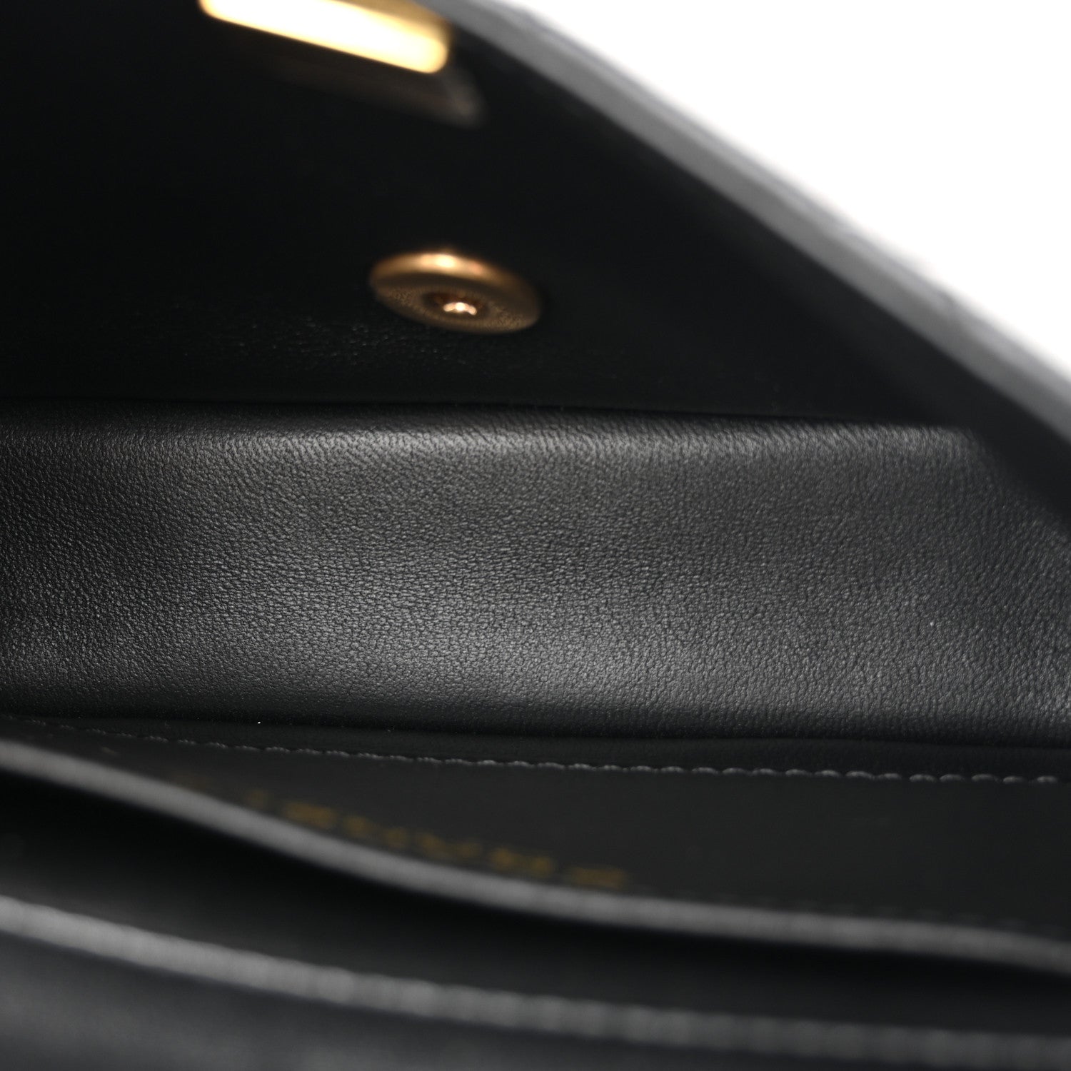 Chanel Shiny Lambskin Quilted Pearl Twist Mini Square Flap Black 5 of 10