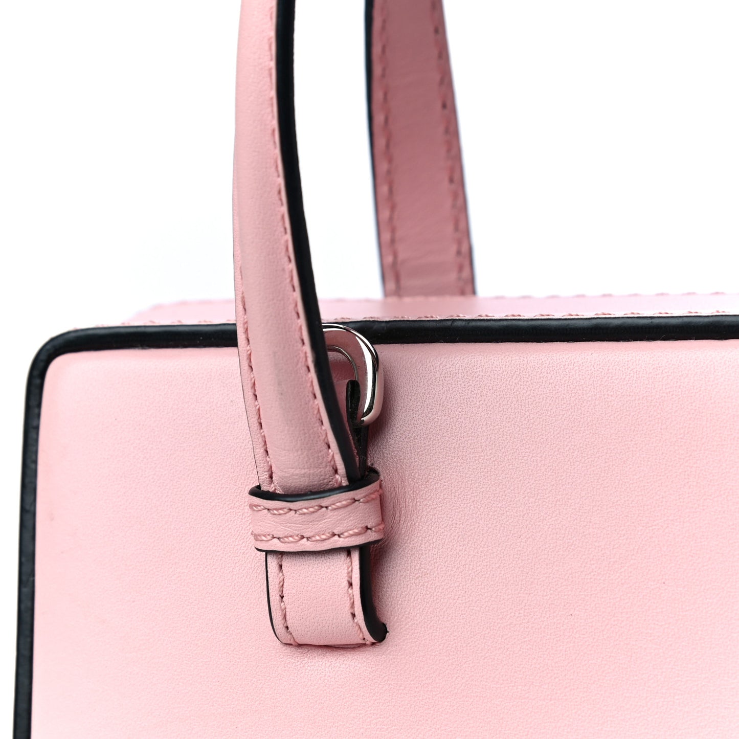 Calfskin Small Postal Bag Pastel Pink