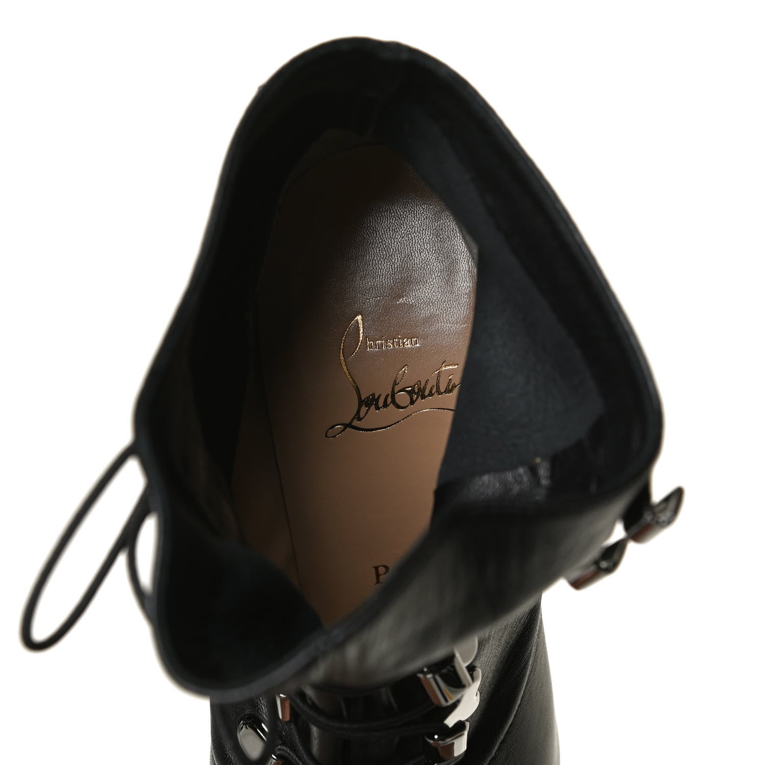 Christian Louboutin Nappa Troopista 120 Ankle Boots 36.5 Black 9 of 10
