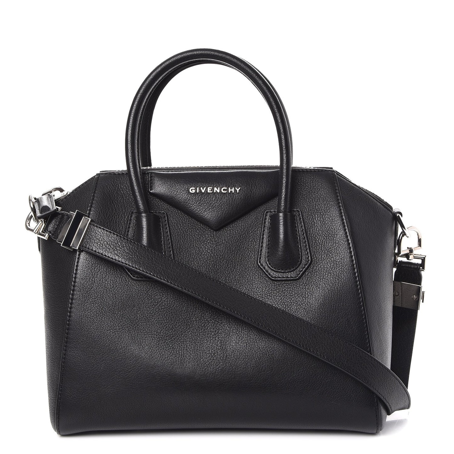 Sugar Goatskin Small Antigona Black