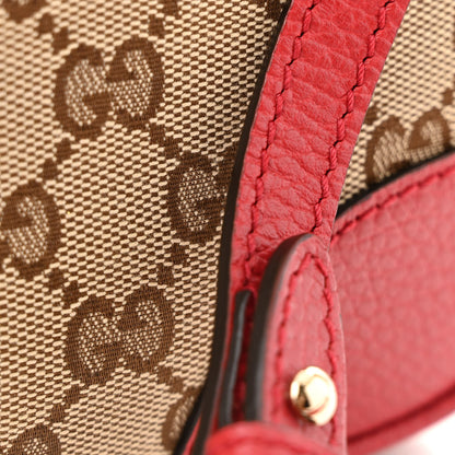Gucci Monogram Mini Bree Messenger Bag Red 12 of 13