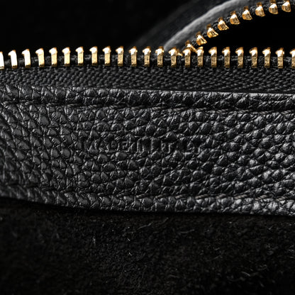 Celine Soft Grained Calfskin Medium Belt Cabas Phantom Black 7 of 15