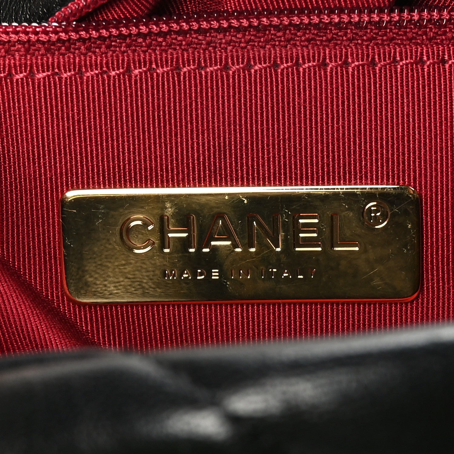 Chanel Lambskin Quilted Maxi Chanel 19 Flap Black 6 of 9