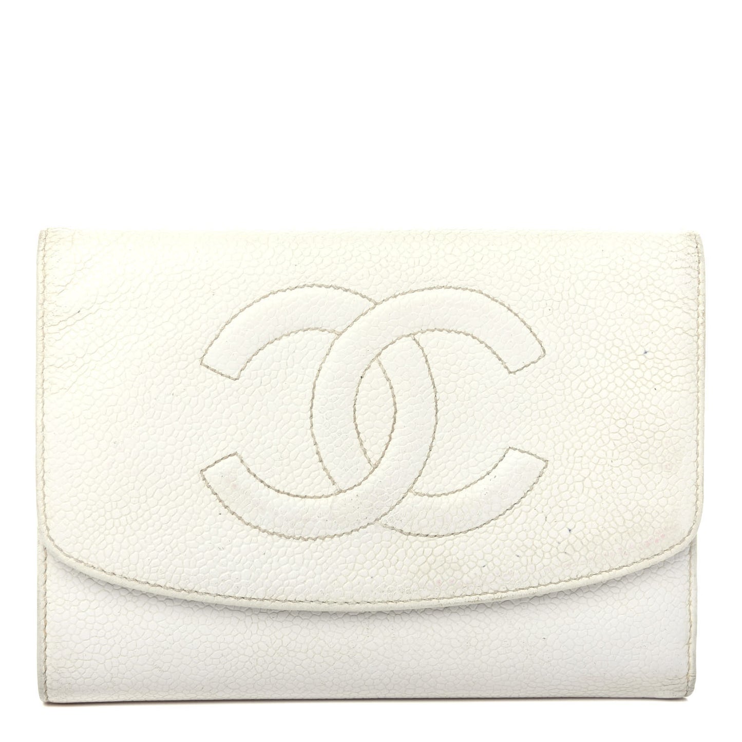 Caviar Timeless CC Wallet White