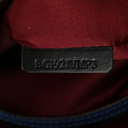 Valentino Garavani Calfskin Colorblock Mime Single Handle Bag Ruby Marine 7 of 10