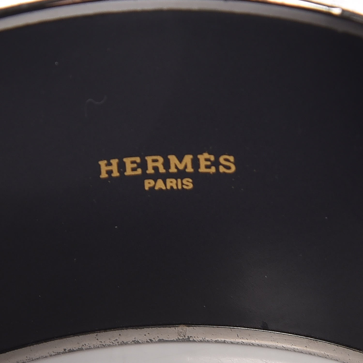 Hermes Enamel Printed Recherche H Extra Wide Bracelet 70 5 of 9