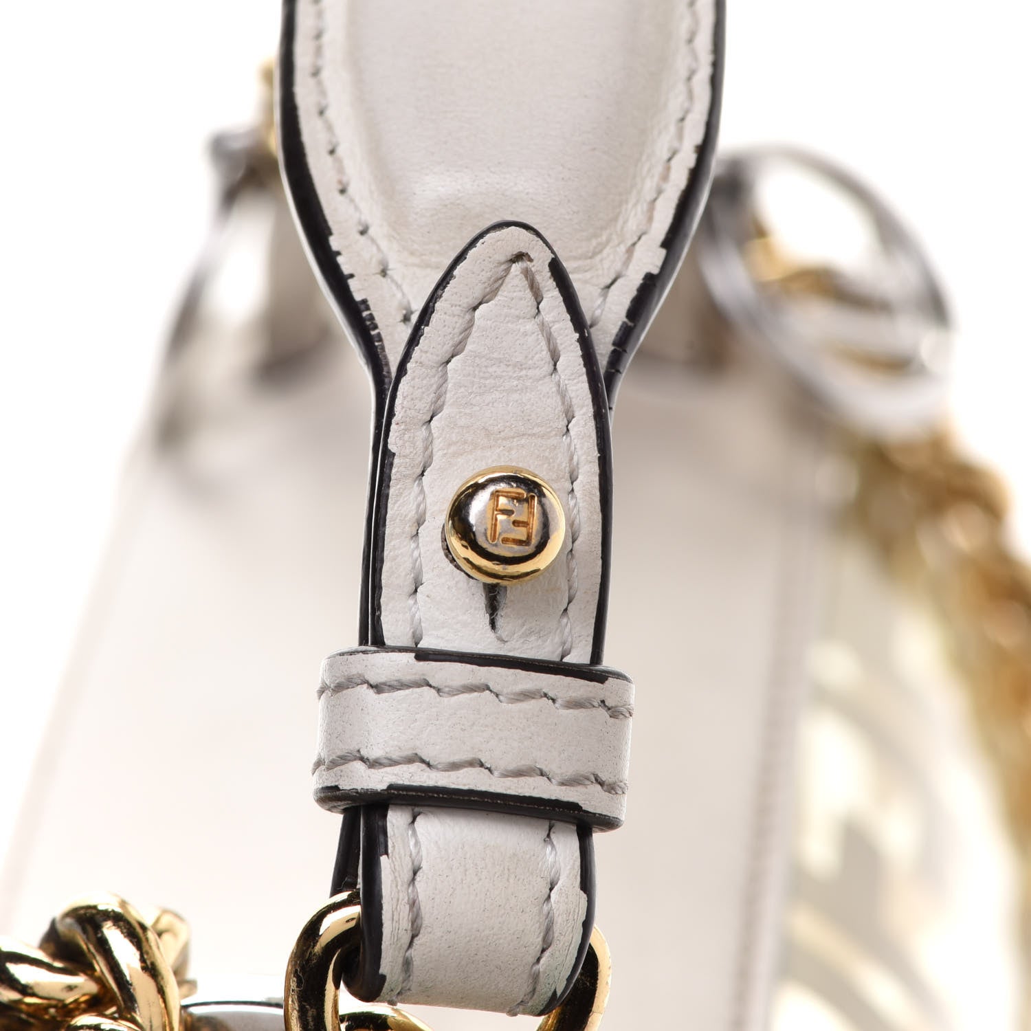 Fendi TPU FF Vitello Century F is Fendi Small Kan I Shoulder Bag White 11 of 23
