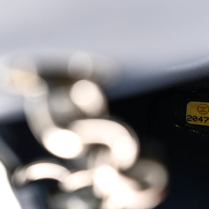 Chanel Patent Calfskin Quilted Mini Rectangular Flap Navy Blue 7 of 10