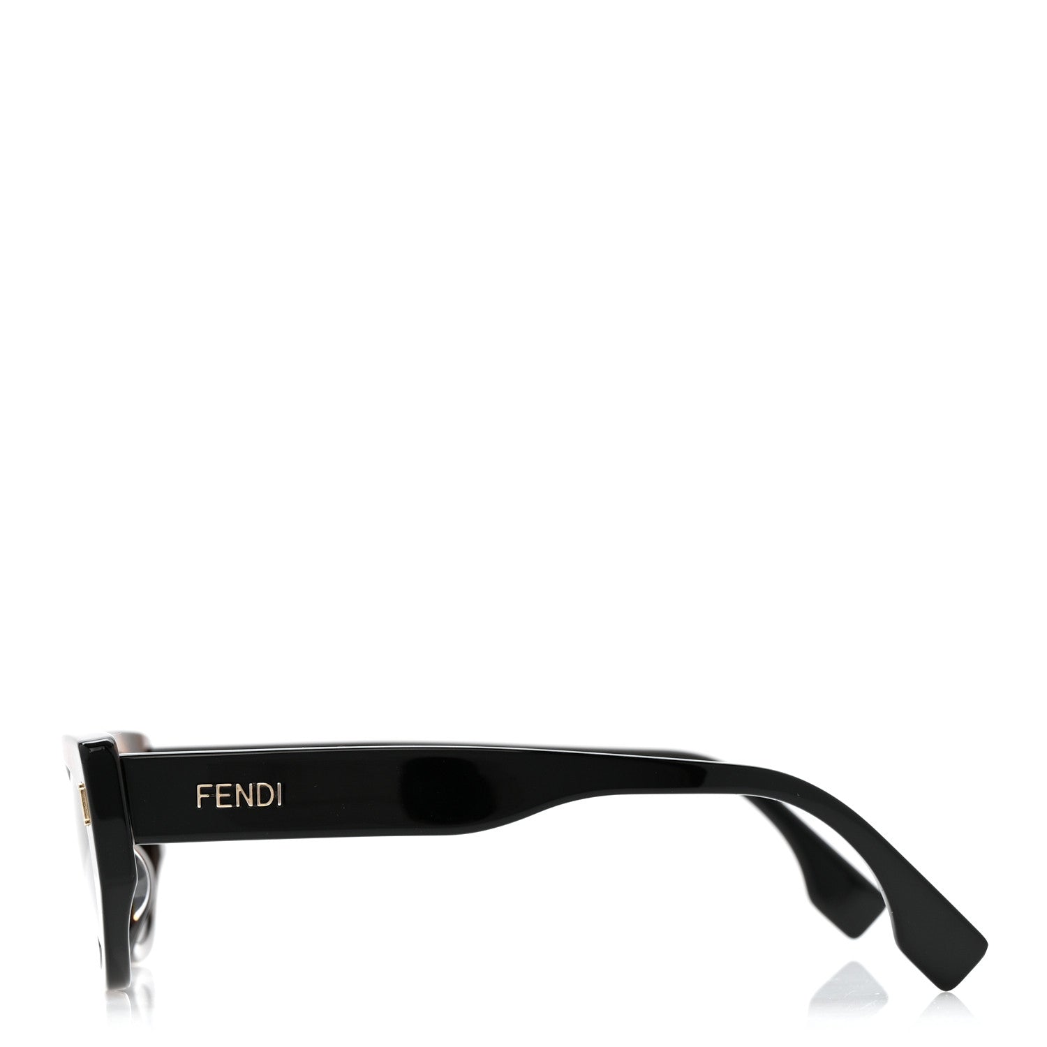 Fendi Acetate Fendi Bold Sunglasses FE40018I Havana Black 3 of 7