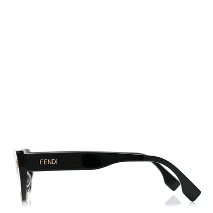 Fendi Acetate Fendi Bold Sunglasses FE40018I Havana Black 3 of 7