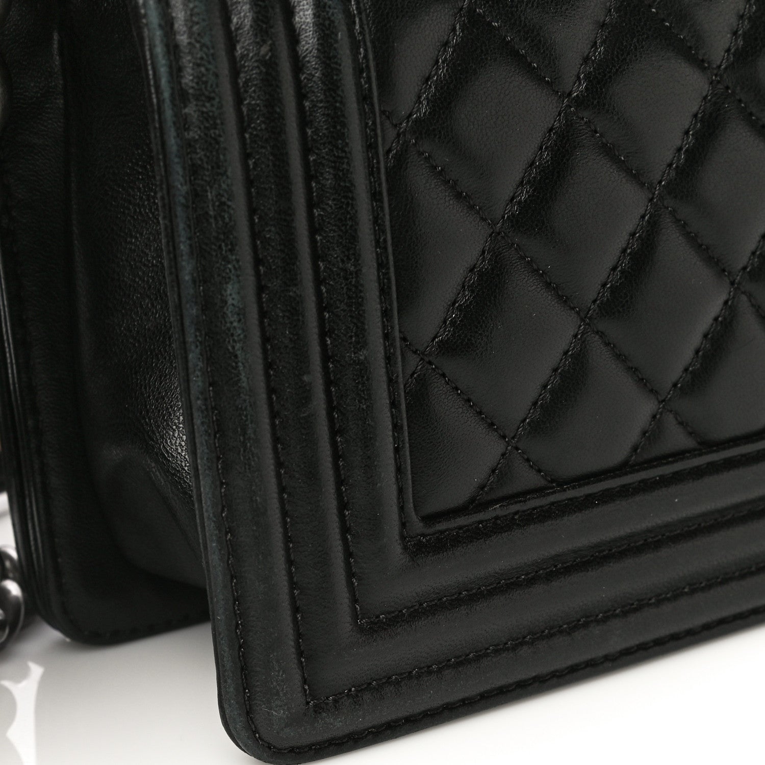 Chanel Lambskin Quilted Small Boy Flap Black 25 of 25
