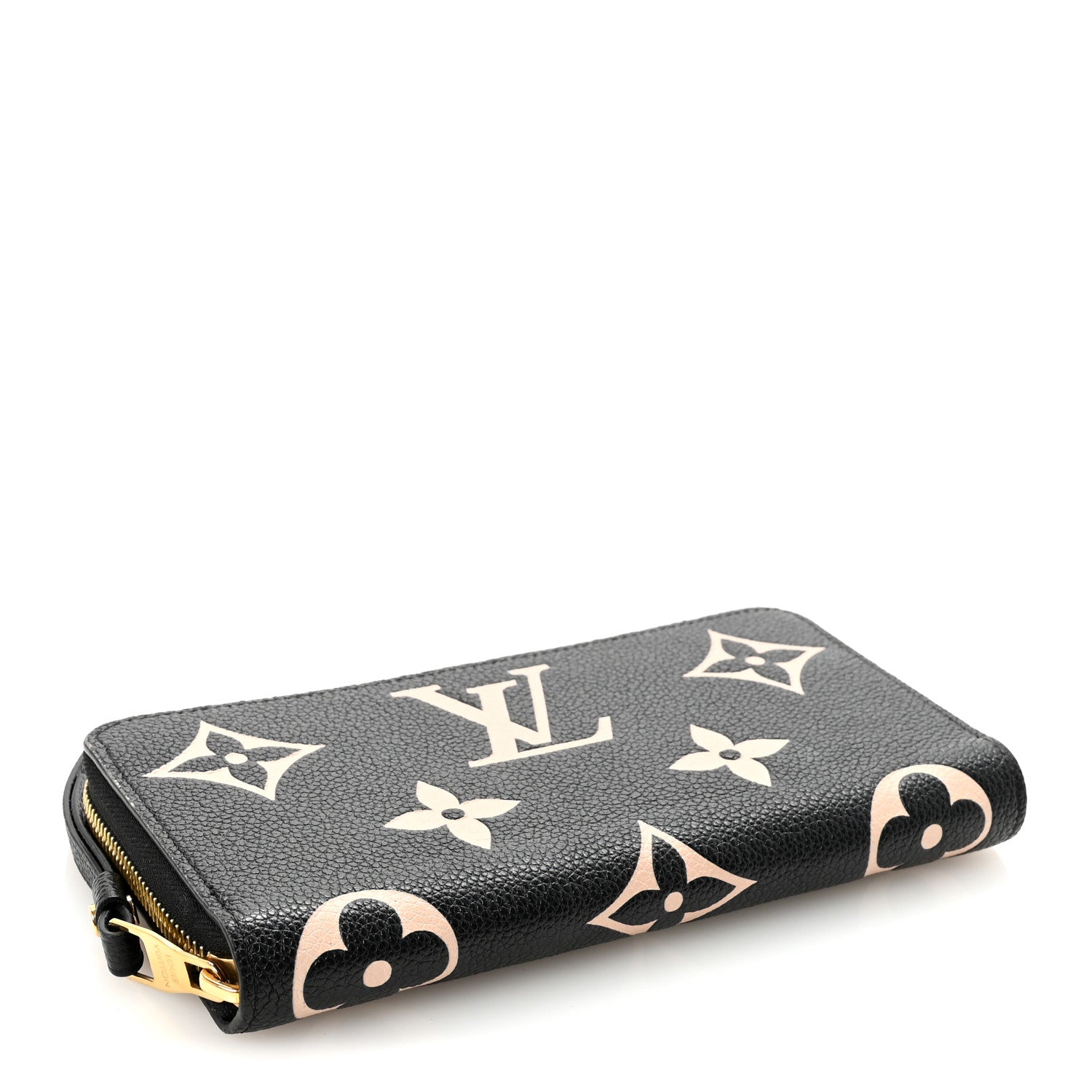Louis Vuitton Empreinte Monogram Giant Zippy Wallet Black Beige 4 of 7