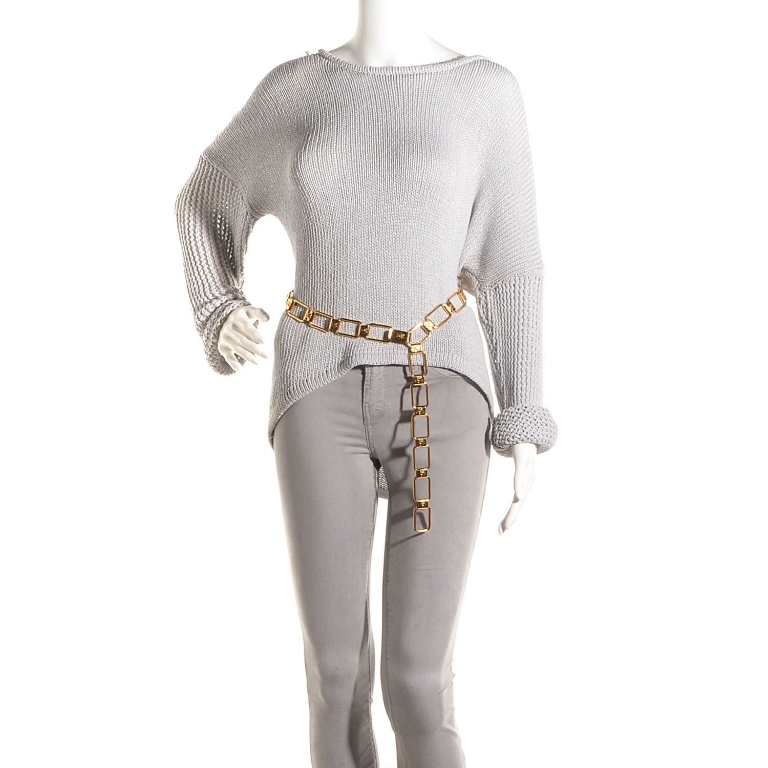 Chanel CC Square Chain Belt Gold 2 of 6