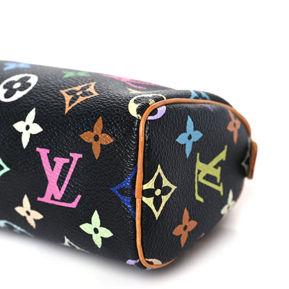 Louis Vuitton Monogram Multicolor Mini Sac HL Speedy Black 8 of 8