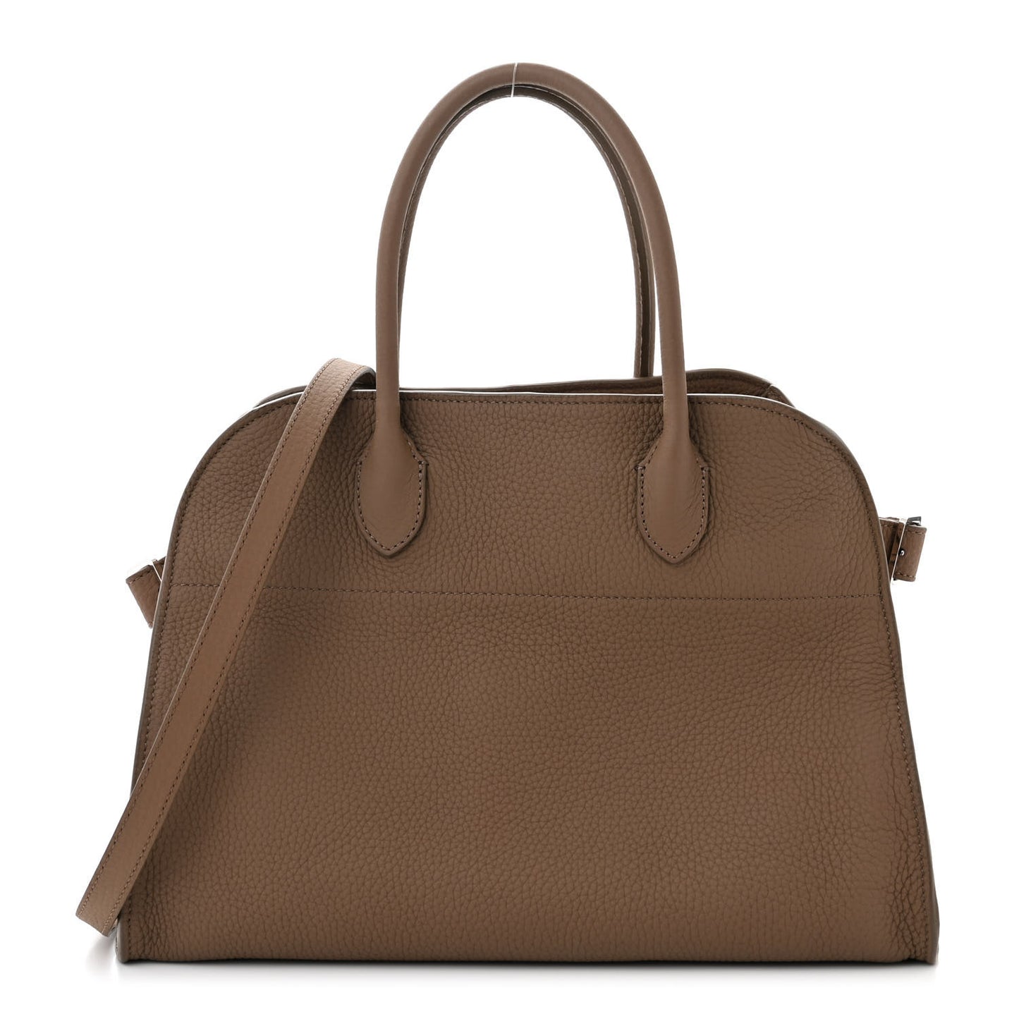 Matte Grained Calfskin Soft Margaux 12 Taupe