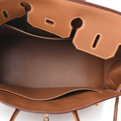 Hermes Togo Birkin 35 Gold 6 of 37