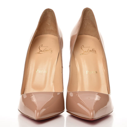 Christian Louboutin Patent Pigalle 120 Pumps 40 Nude 3 of 9