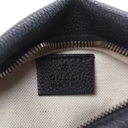 Gucci Grained Calfskin Small Logo Belt Bag Black 6 of 10