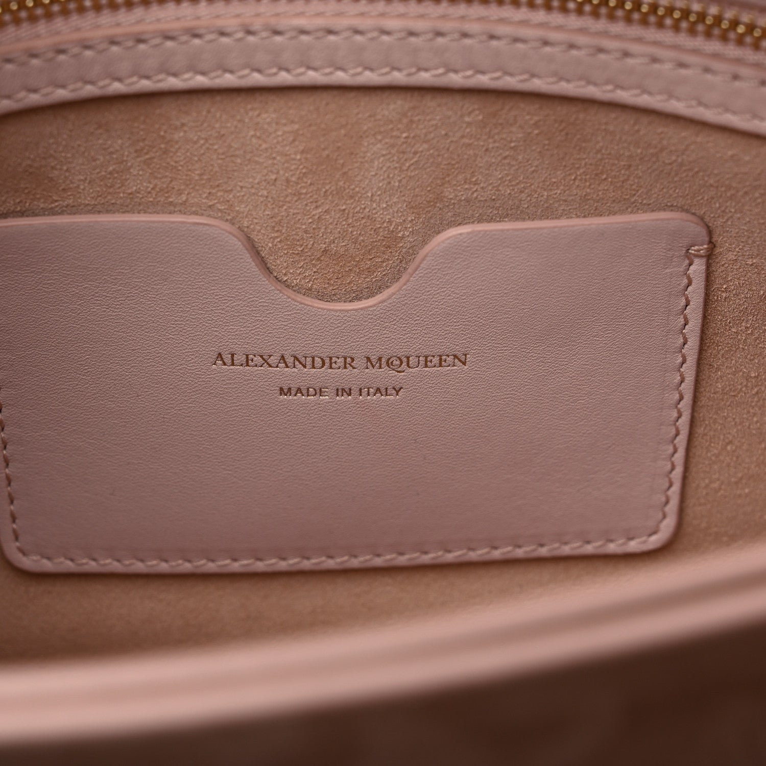 Alexander McQueen Sweet Calfskin Small Heroine 30 Nude 7 of 13