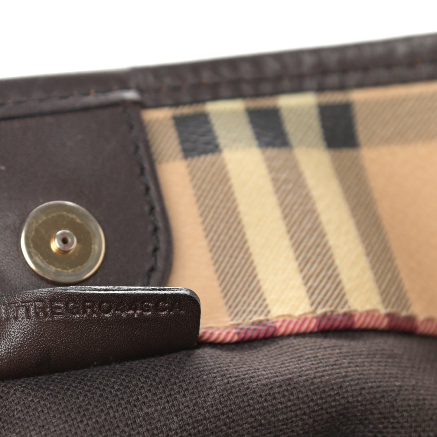 Haymarket Check Small Canterbury Tote Chocolate