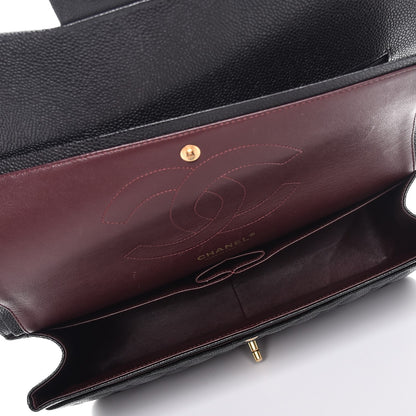 Chanel Caviar Quilted Jumbo Double Flap Black 5 of 10