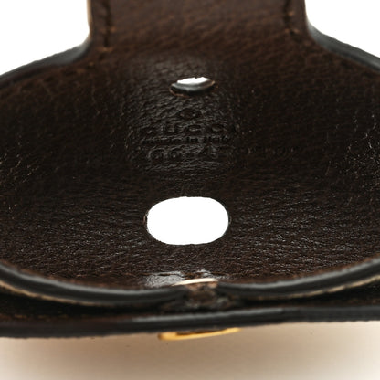 Gucci GG Supreme Monogram AirPods Case Necklace Beige Ebony 4 of 5