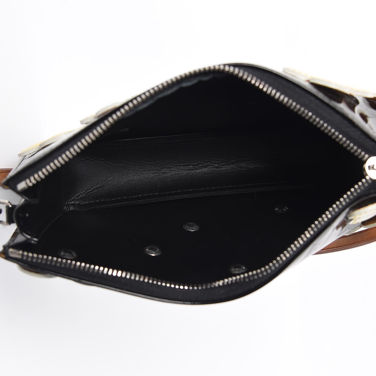 Louis Vuitton Vernis Lexington Fleurs Pochette Black 5 of 14