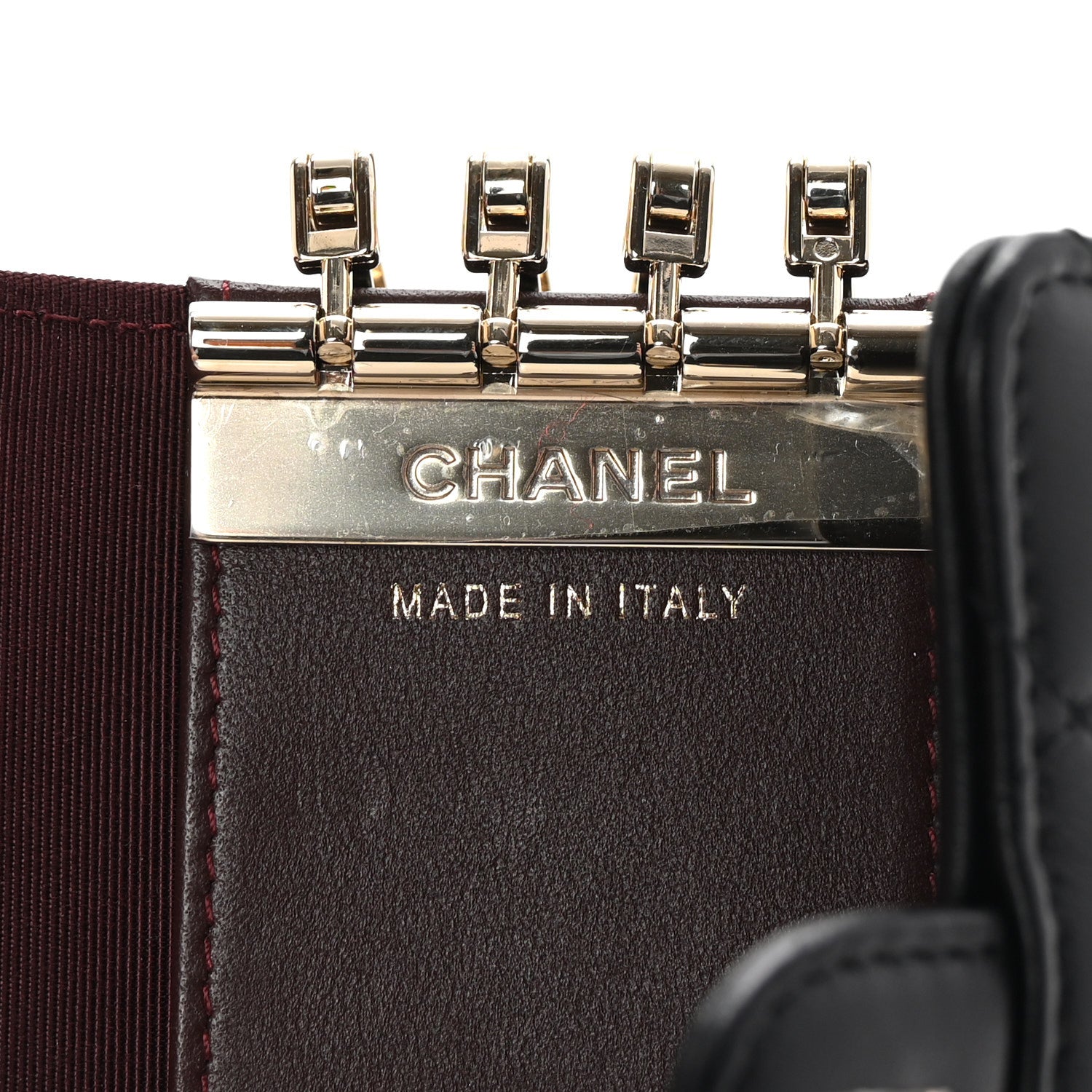 Chanel Lambskin Quilted Classic 4 Key Holder Wallet Black 7 of 9