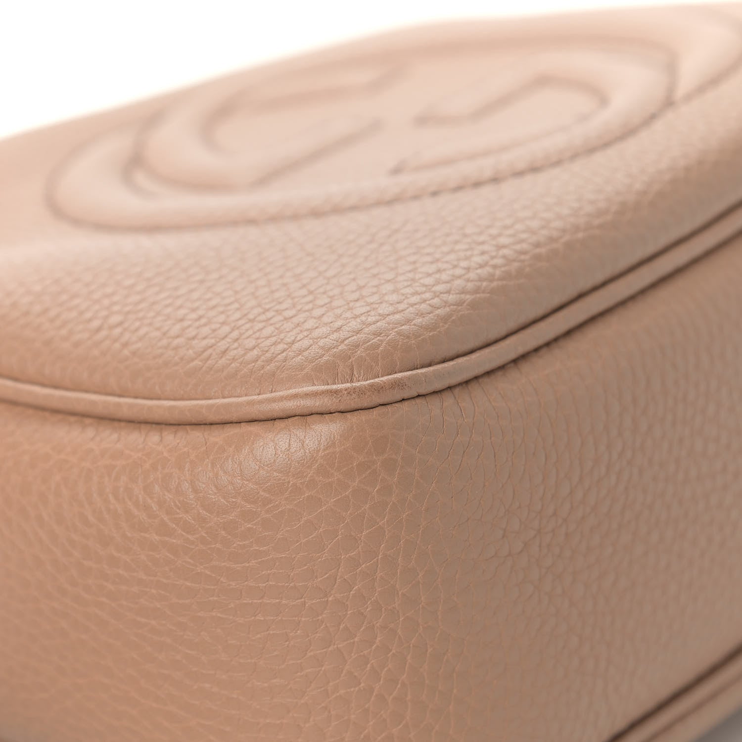 Gucci Pebbled Calfskin Small Soho Disco Bag Camelia 16 of 16