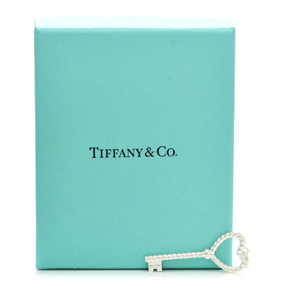 Tiffany Sterling Silver Twist Heart Key Pendant 4 of 4