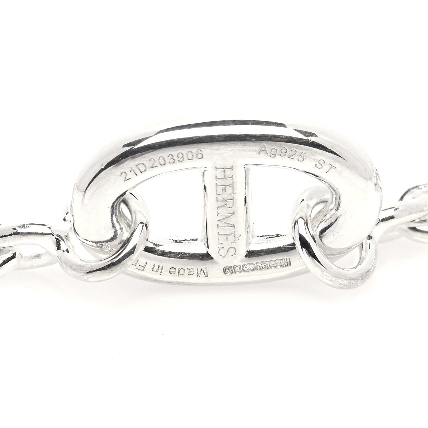 Hermes Sterling Silver Farandole Bracelet ST 5 of 6