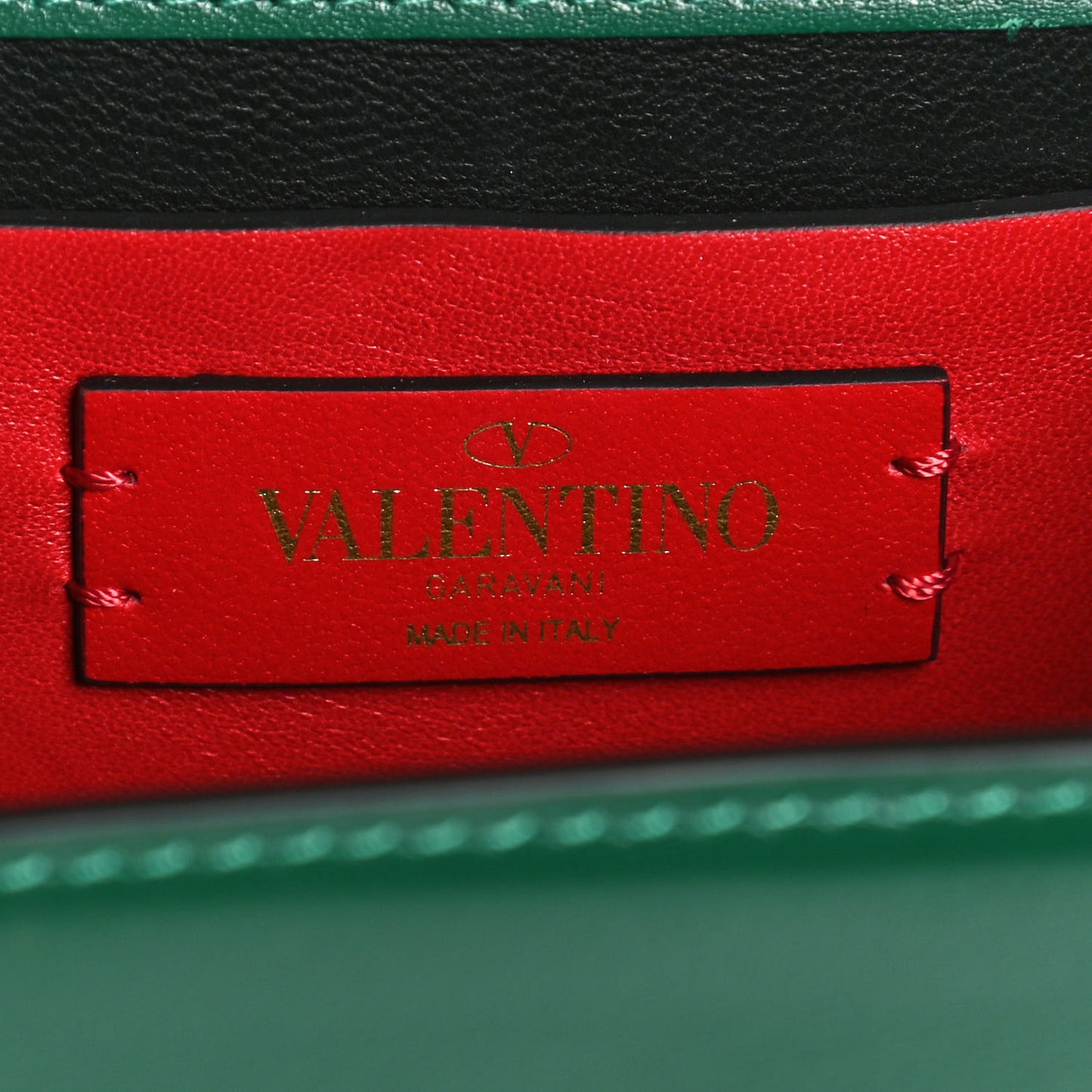 Calfskin Micro VSling Shoulder Bag Green