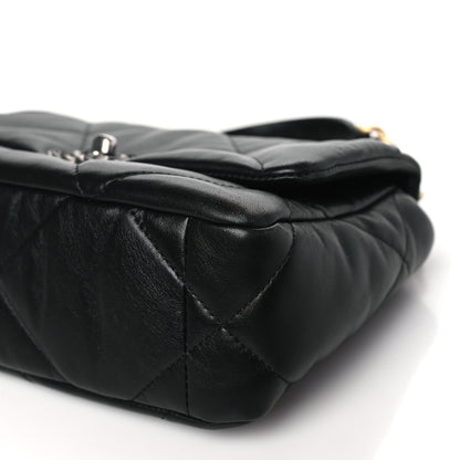 Chanel Lambskin Quilted Medium Chanel 19 Flap Black 10 of 11