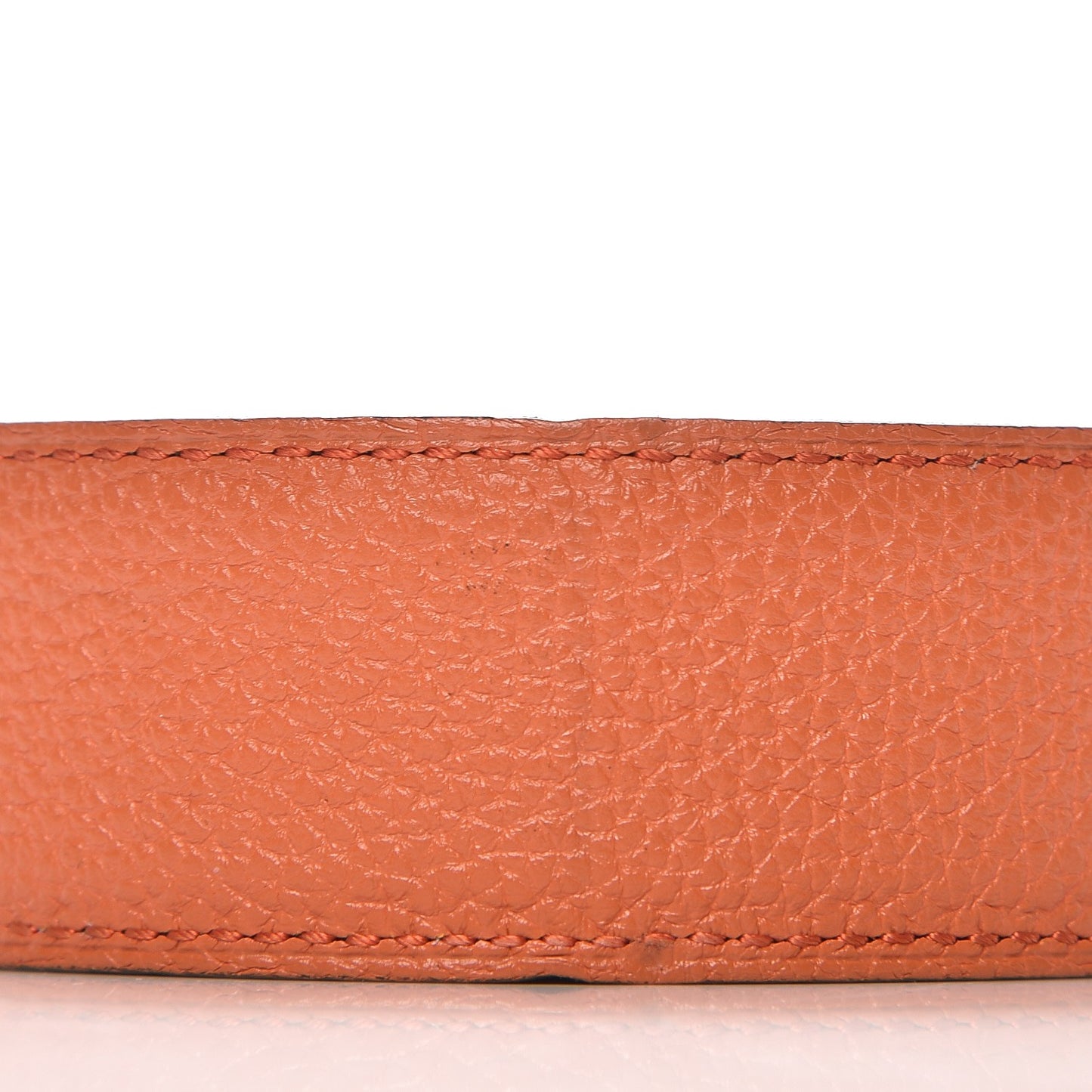 Box Togo Reversible Belt Strap 85 Orange Chocolate
