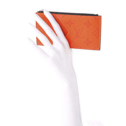 Louis Vuitton Taigarama Coin Card Holder Orange 2 of 7