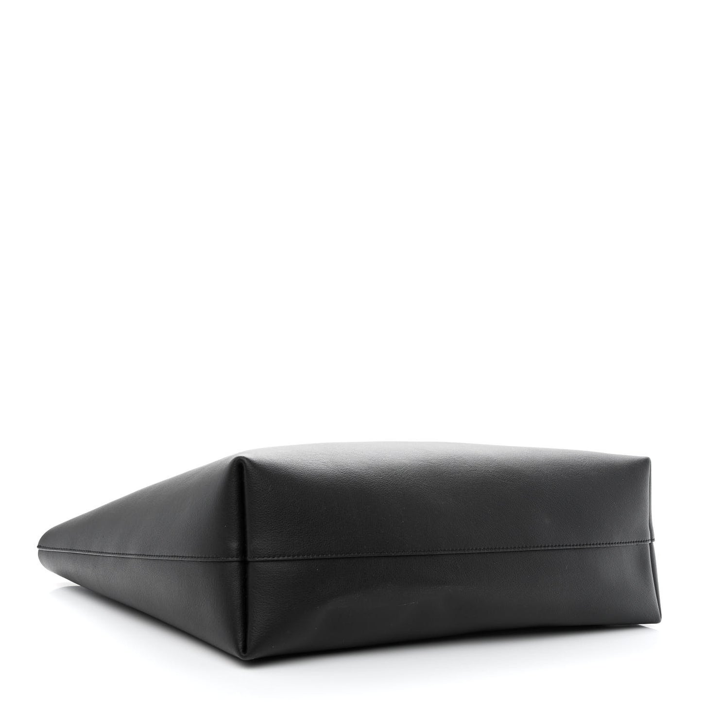 Calfskin Large Shopping Tote Black