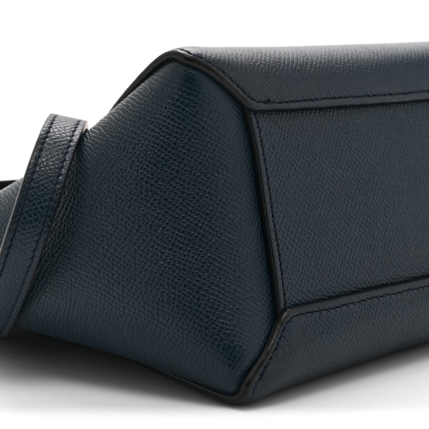 Celine Baby Grained Calfskin Nano Belt Bag Abyss Blue 9 of 10