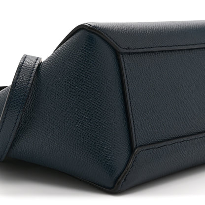 Celine Baby Grained Calfskin Nano Belt Bag Abyss Blue 9 of 10