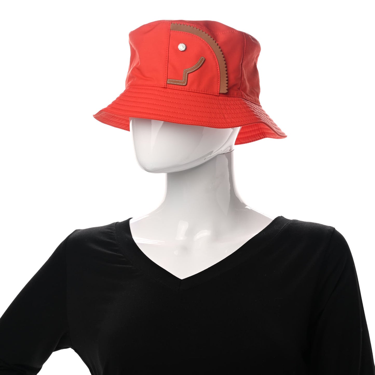 Gabardine Cotton Swift Elvis Cheval Bucket Hat 57 Orange Gold