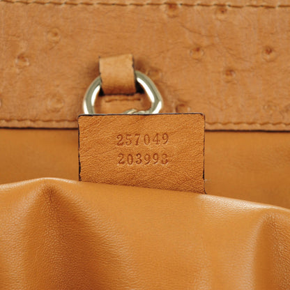 Gucci Ostrich Medium Madison Tote Camel 7 of 7