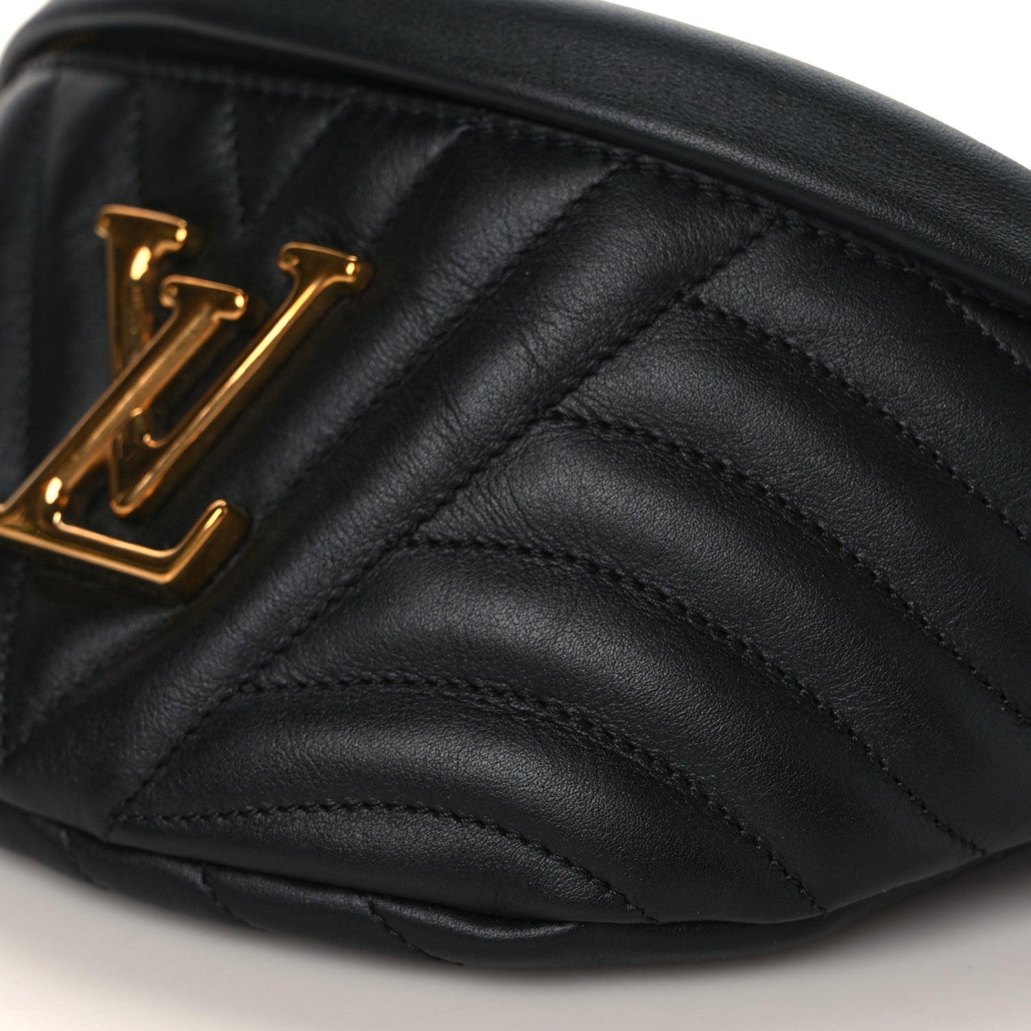 Louis Vuitton Calfskin Quilted New Wave Bumbag Black 8 of 8