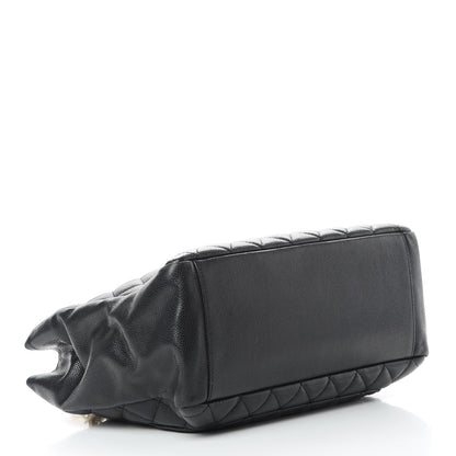 Chanel Caviar Quilted Grand Shopping Tote GST Black 4 of 13